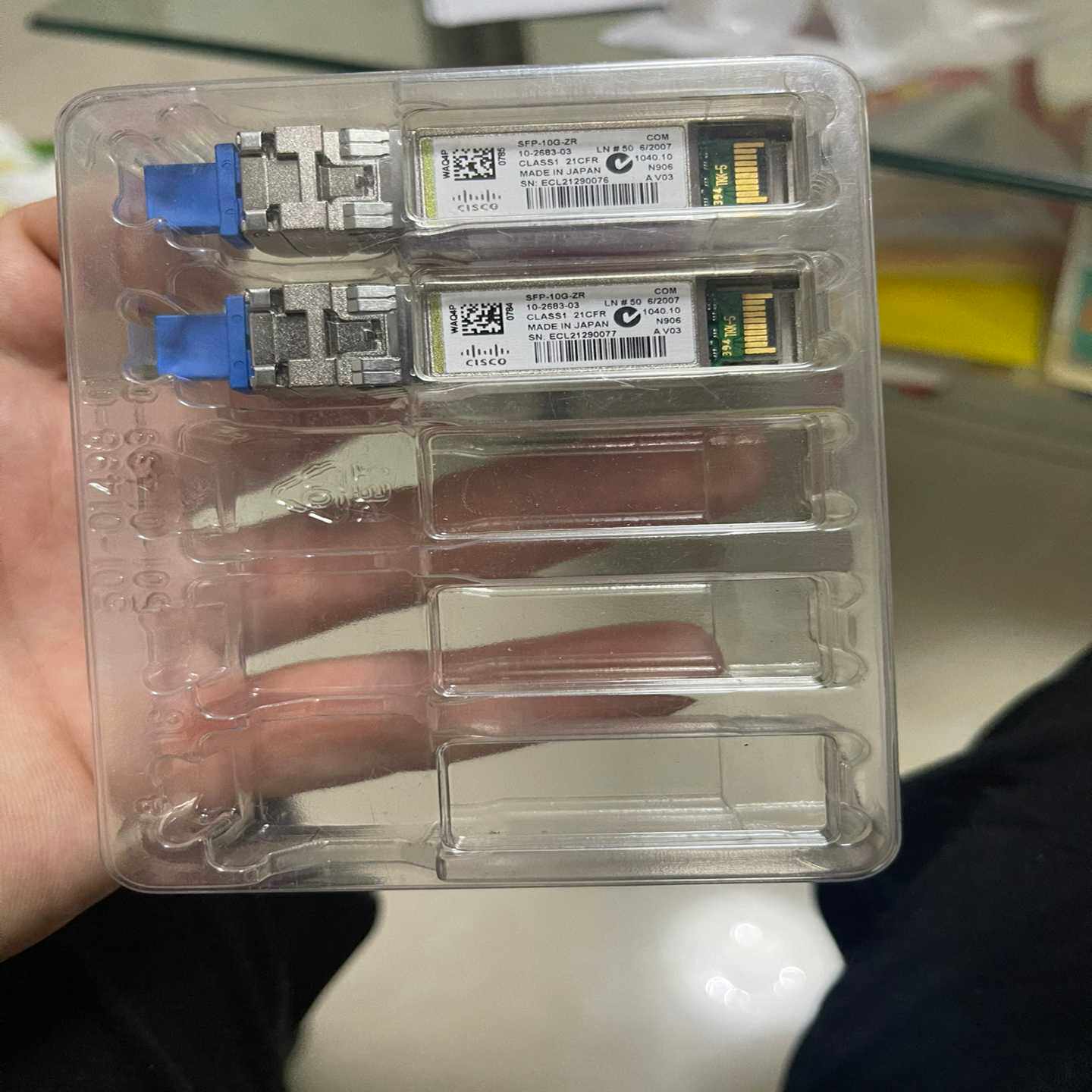 SFP-10G-ZR 思科万兆80KM光模块全新 还剩2个