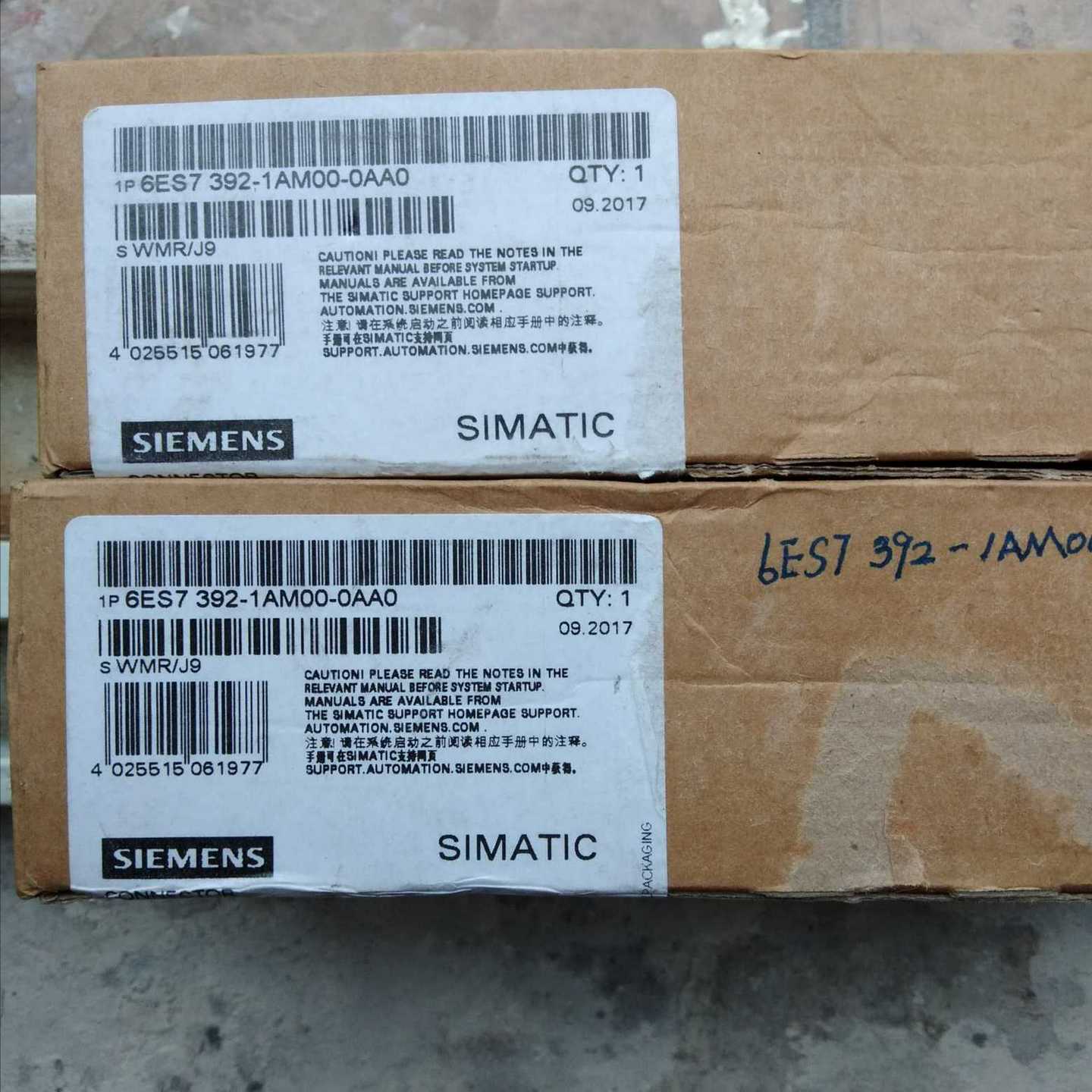 配件全新西门子原装6ES7 3921AM00-0AA0前连接器 现货议价