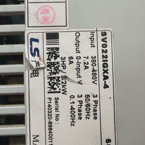 询价-LS产电变频器SV022IGXA4变频器3HP2.