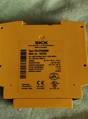 德国西克SICK安全继电器1043783FX3-CPU00--议价商品