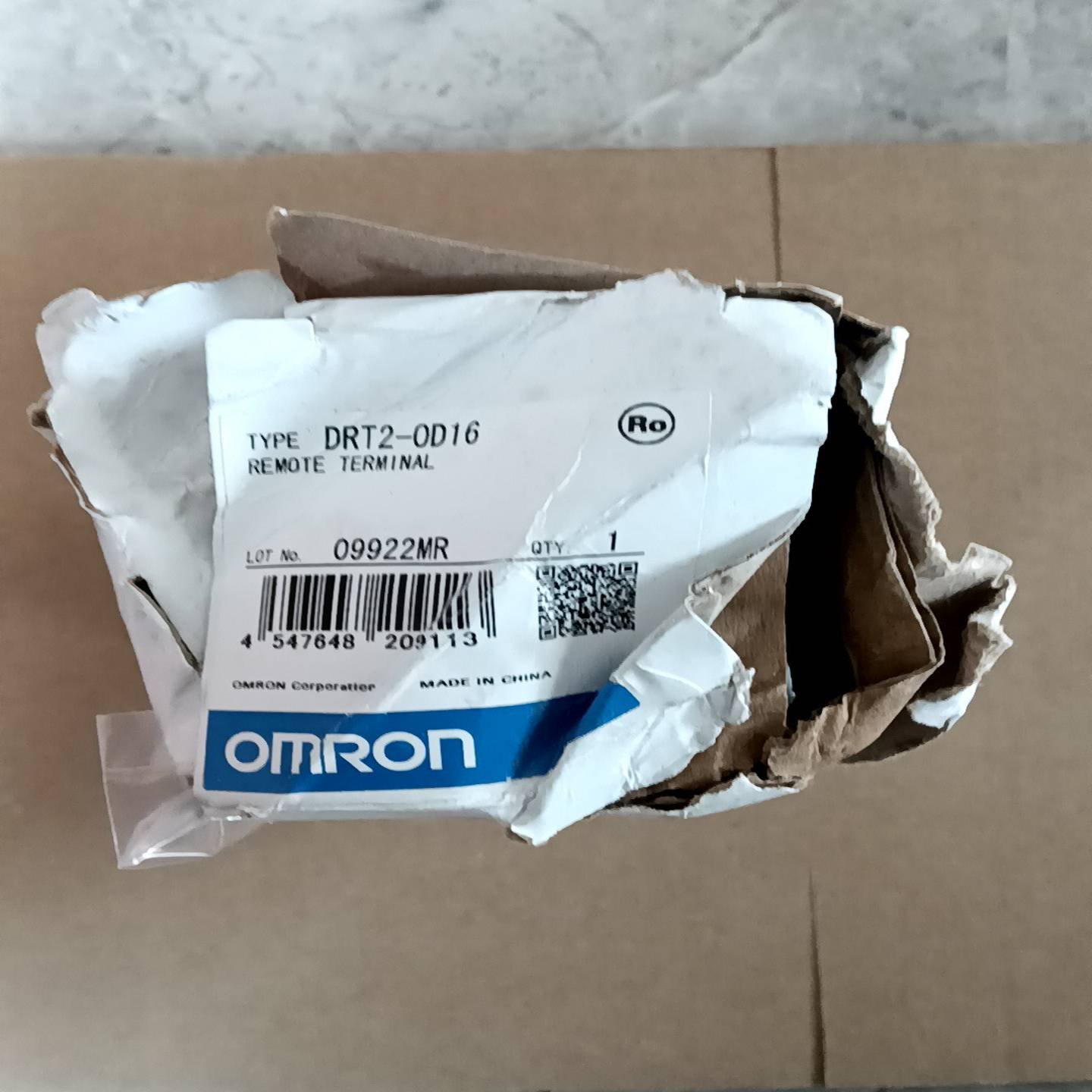 原装欧姆龙远程模块DRT2-0D16数量1X300