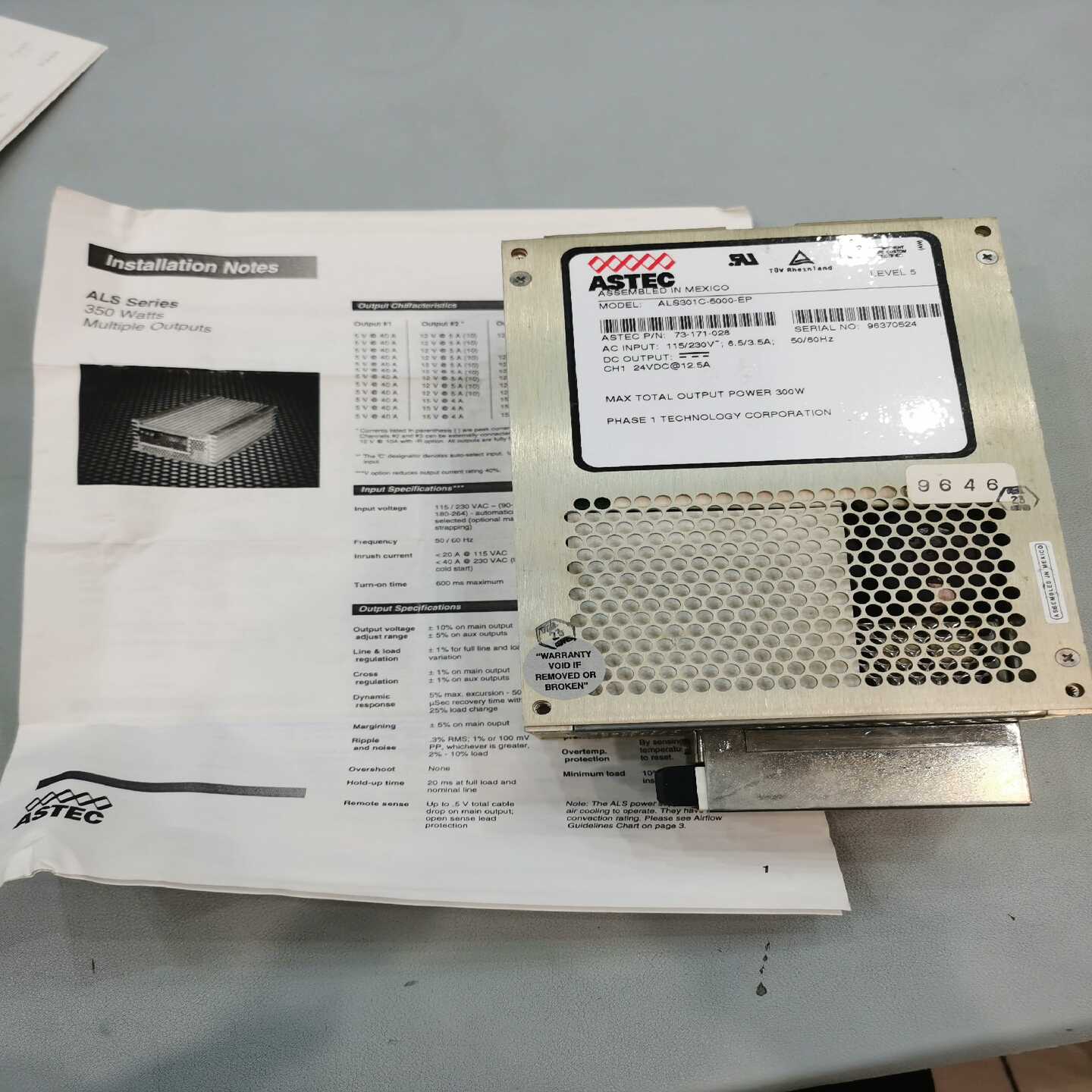 ASTEC电源ALS301C-5000-EP询价