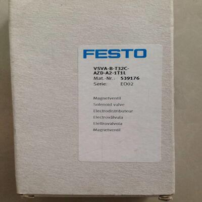 配件费斯托FESTOT电磁阀VSVA-B-T32C-AZD-A2-1T1L 539176现货议价