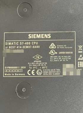 6ES7414-3EM07-0AB0橙色新功能完好少量现--议价商品