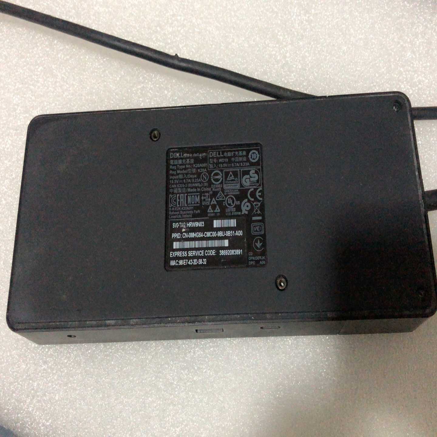 议价戴尔扩展坞k20A。和K17ADell。无电源。无测试现货J/维修