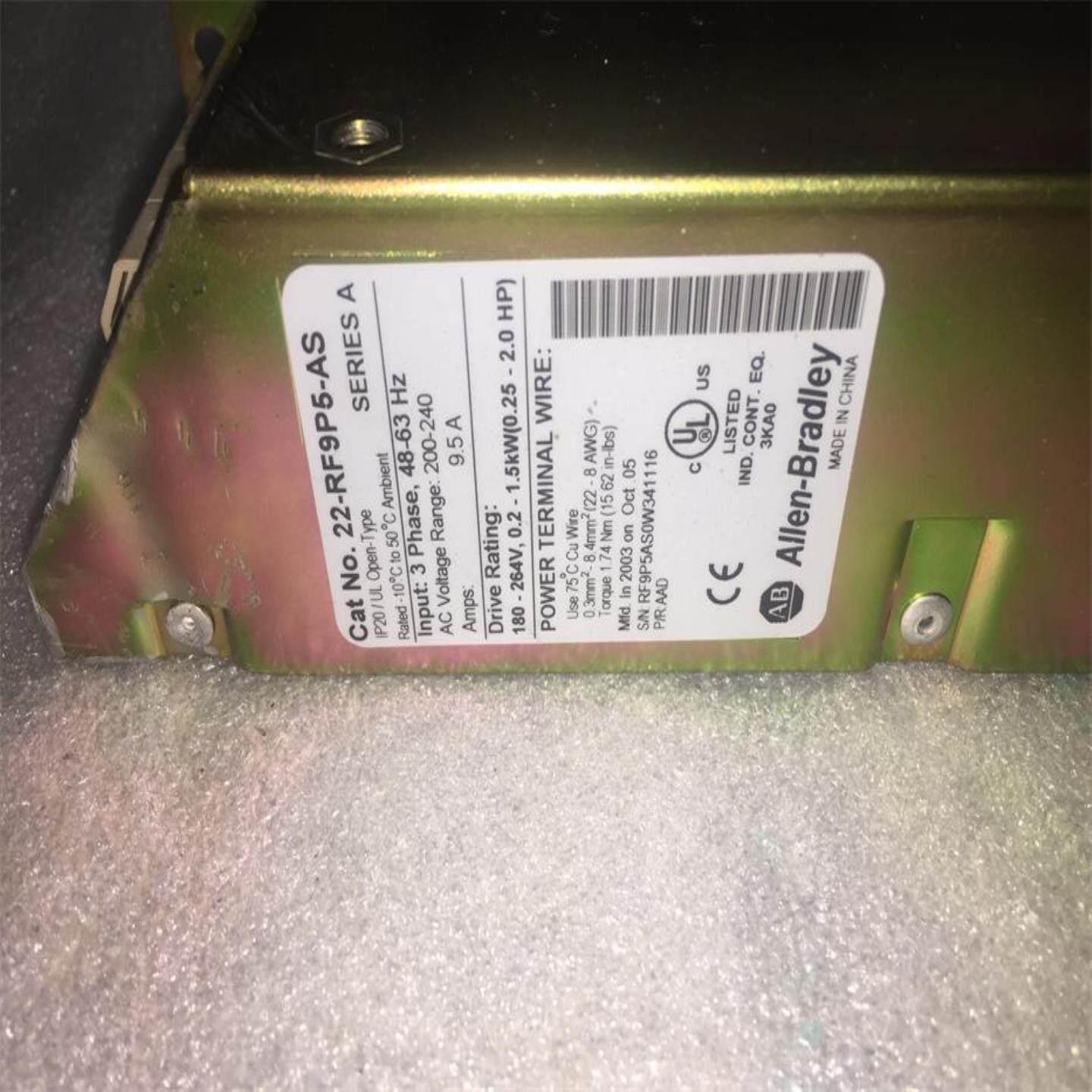 配件AB变频器滤波器 22-RF9P5-AS 现货实物议价议价