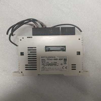 拆机三菱FX3U-4AD-ADP，功能包好，实物拍摄，卡扣破