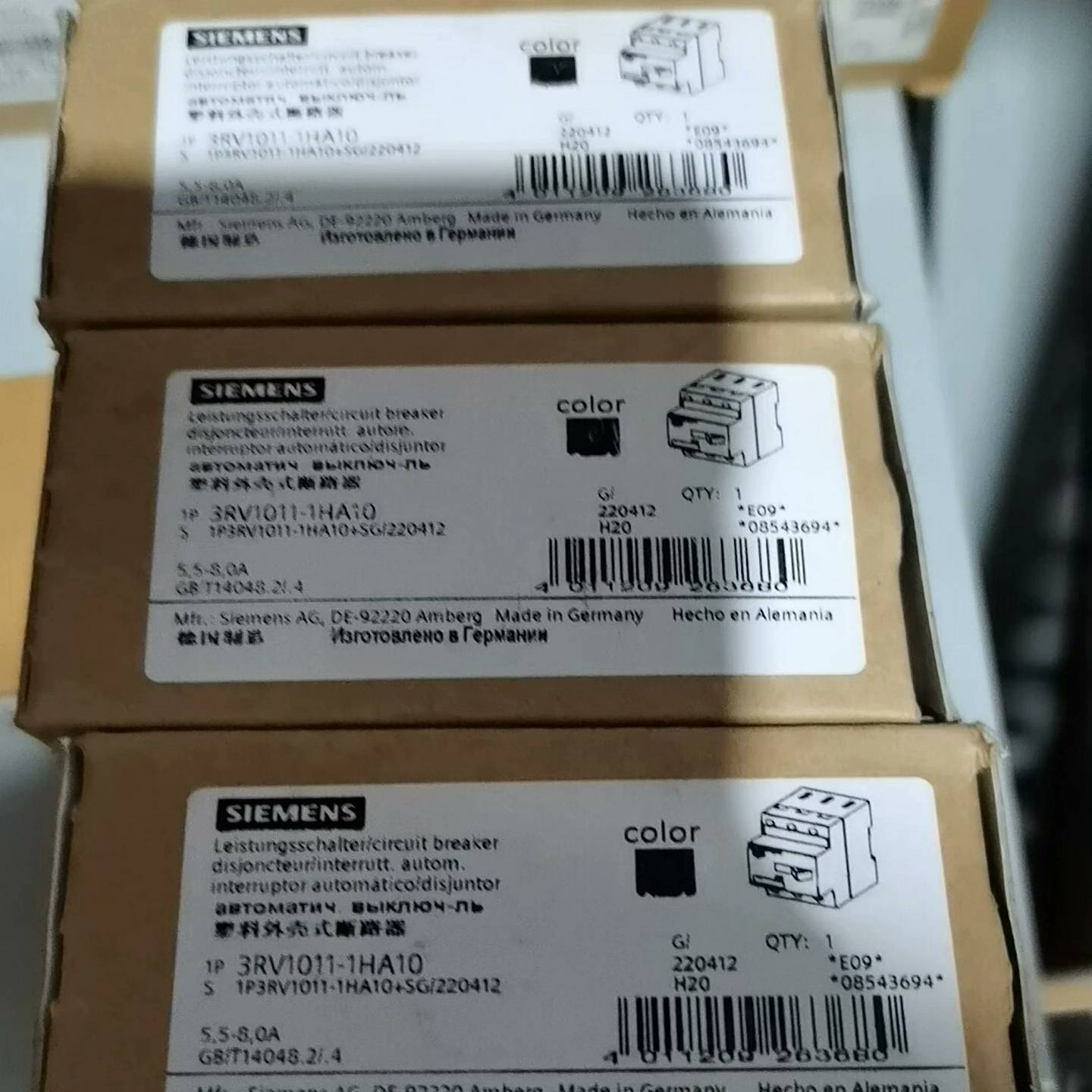 询价马达3RV1021-1KA10/1HA15/4BA10/1A