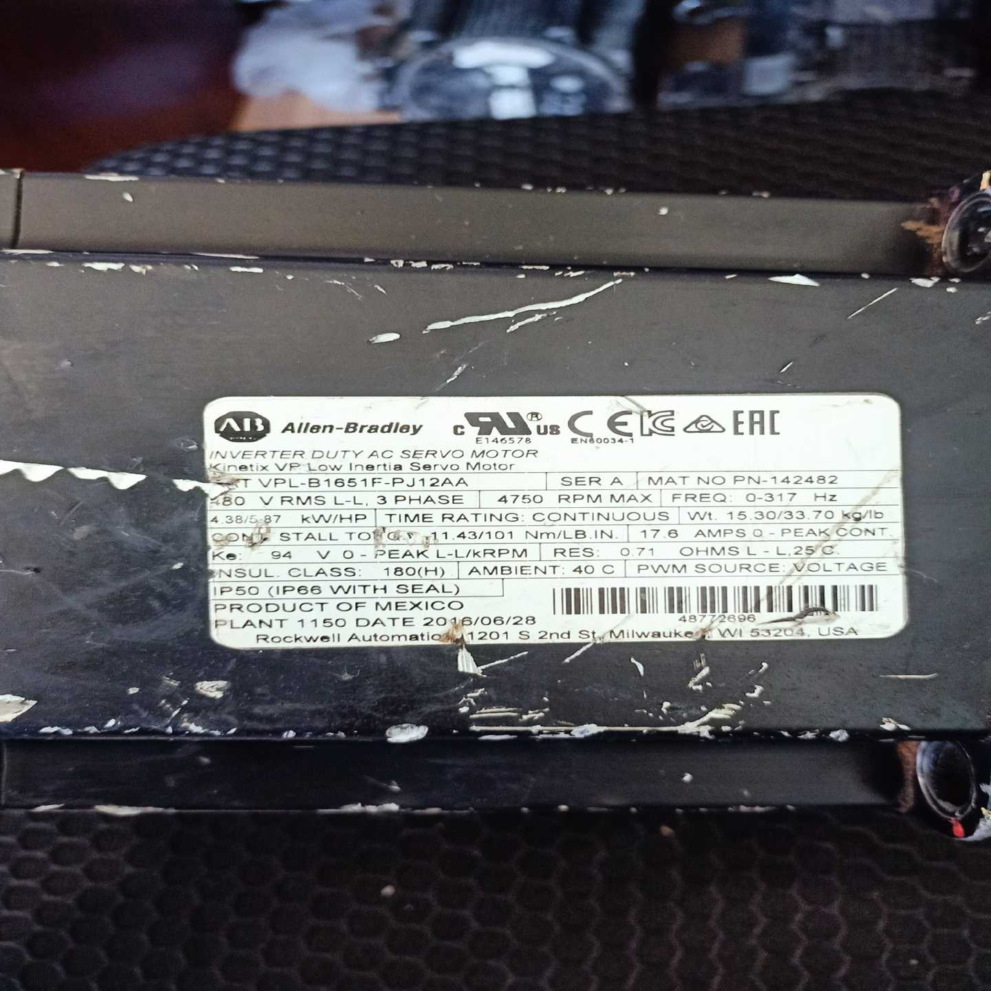 ABVPL-B1651F-PJ12AA成色如图看好询价