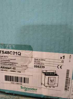 议价新柜子拆下来的施耐德软启动器ATS48C11Q--议价商品