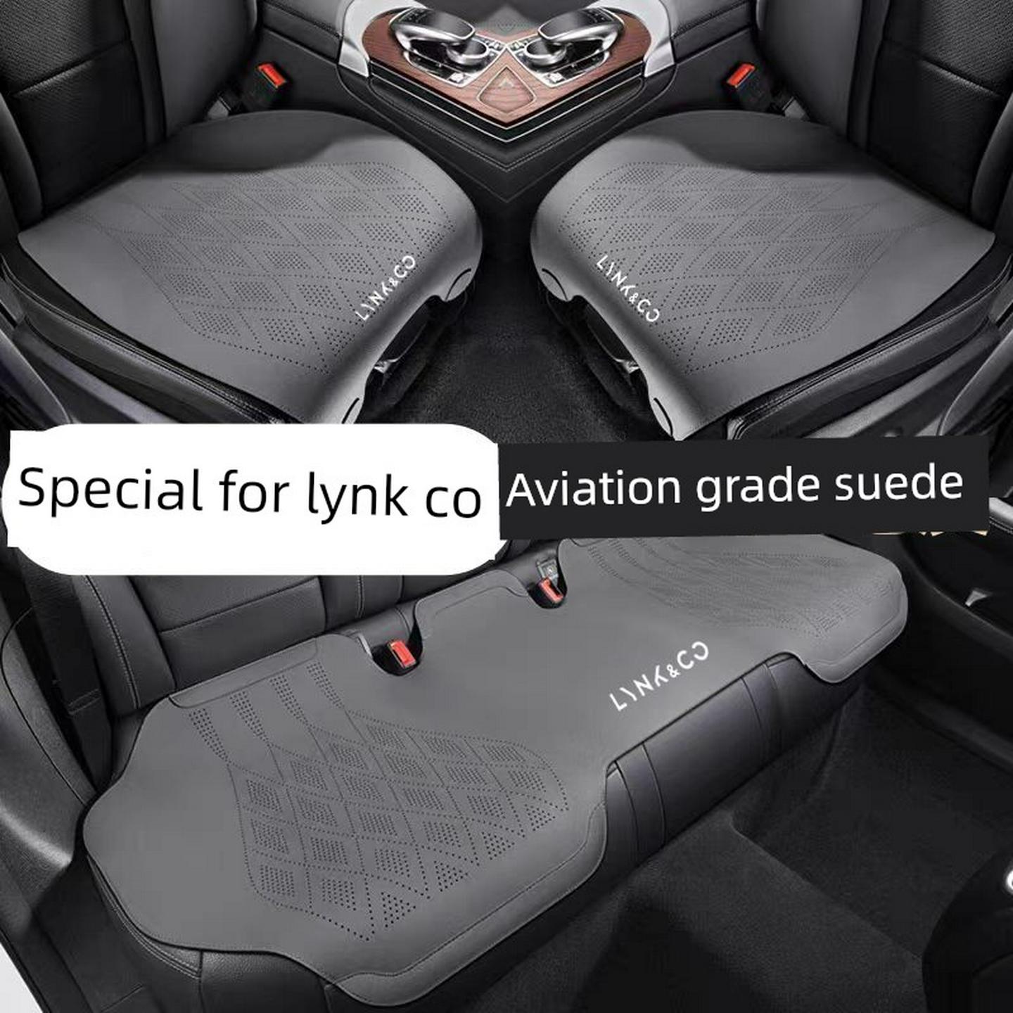 25款领克06/08/03/01/09四季通用翻毛皮坐垫06emp/05/02防滑透气