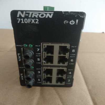 美国恩创N-TRON710FX2-ST交换机，功能正常，不远【卡奥电子】