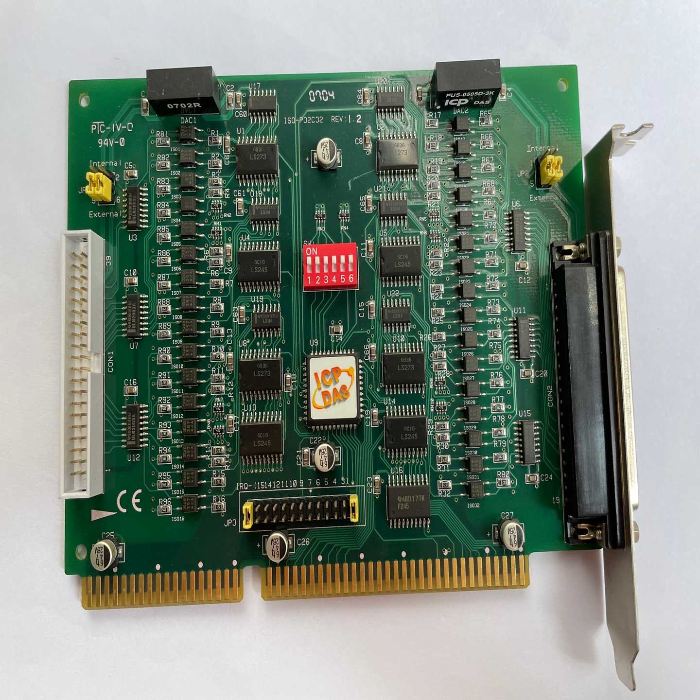 【议价】泓格ISO-P32C32专业级I/O卡工业数据采集DAQ卡适用