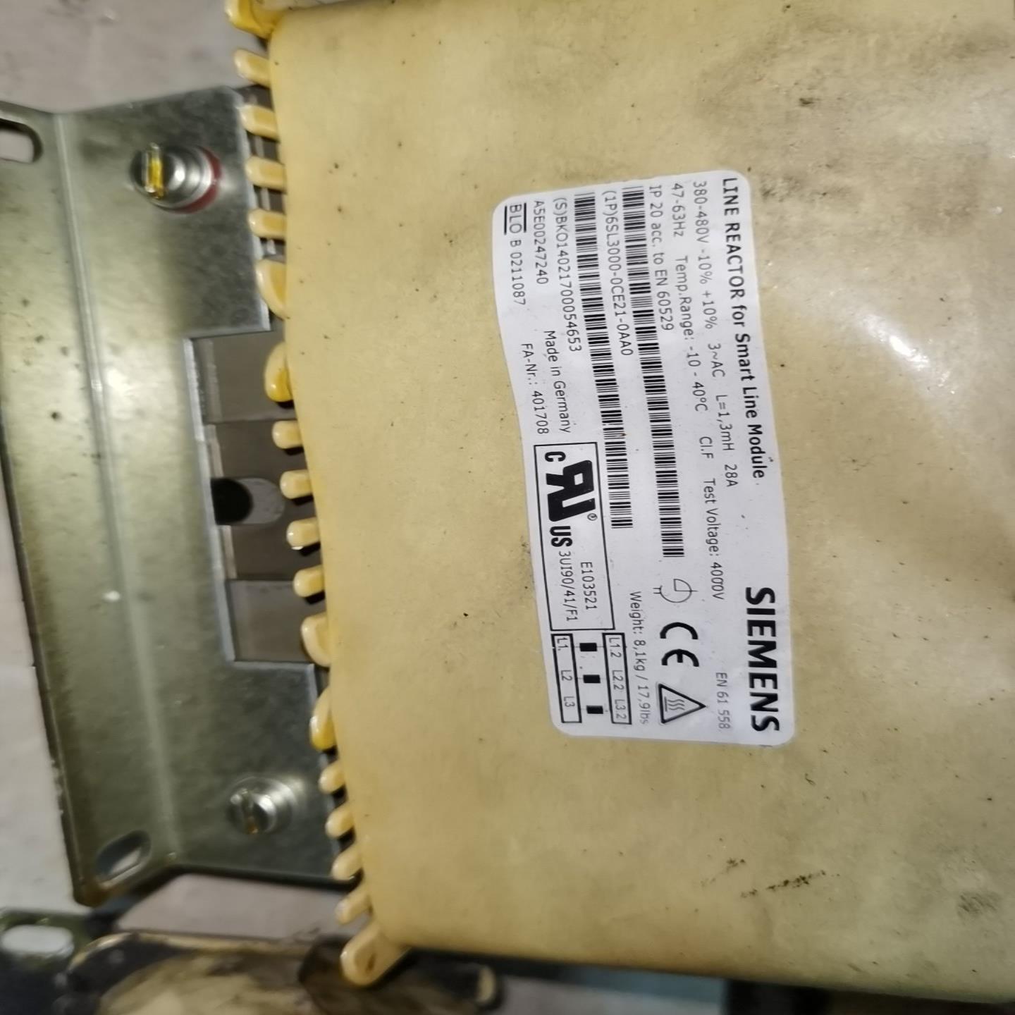 【议价】6SL3000-0CE21-0AA0电抗器适用