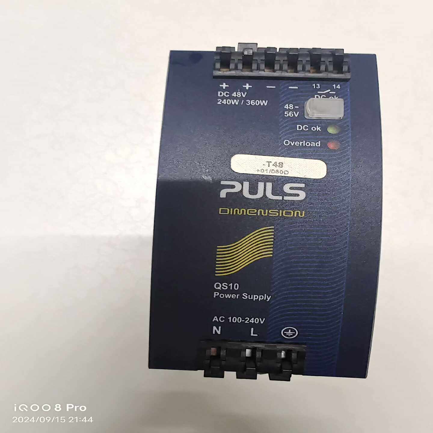 德国高端产品普世PULS电源型号QS10.481输出DC48-议价