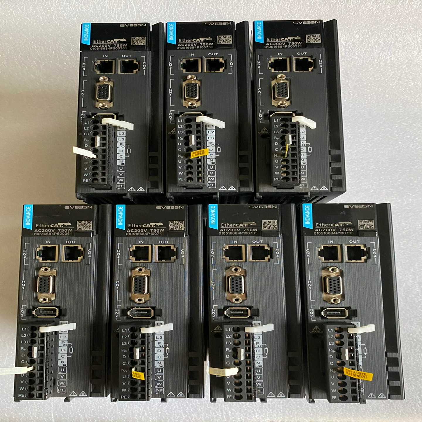 汇川伺服驱动器，型号SV635NS5R5I，数量九个，包原装