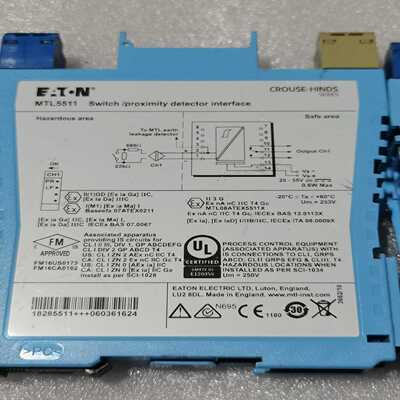 【议价】MTL5511英国开关量信号输入隔离式安全栅单通道，成色适