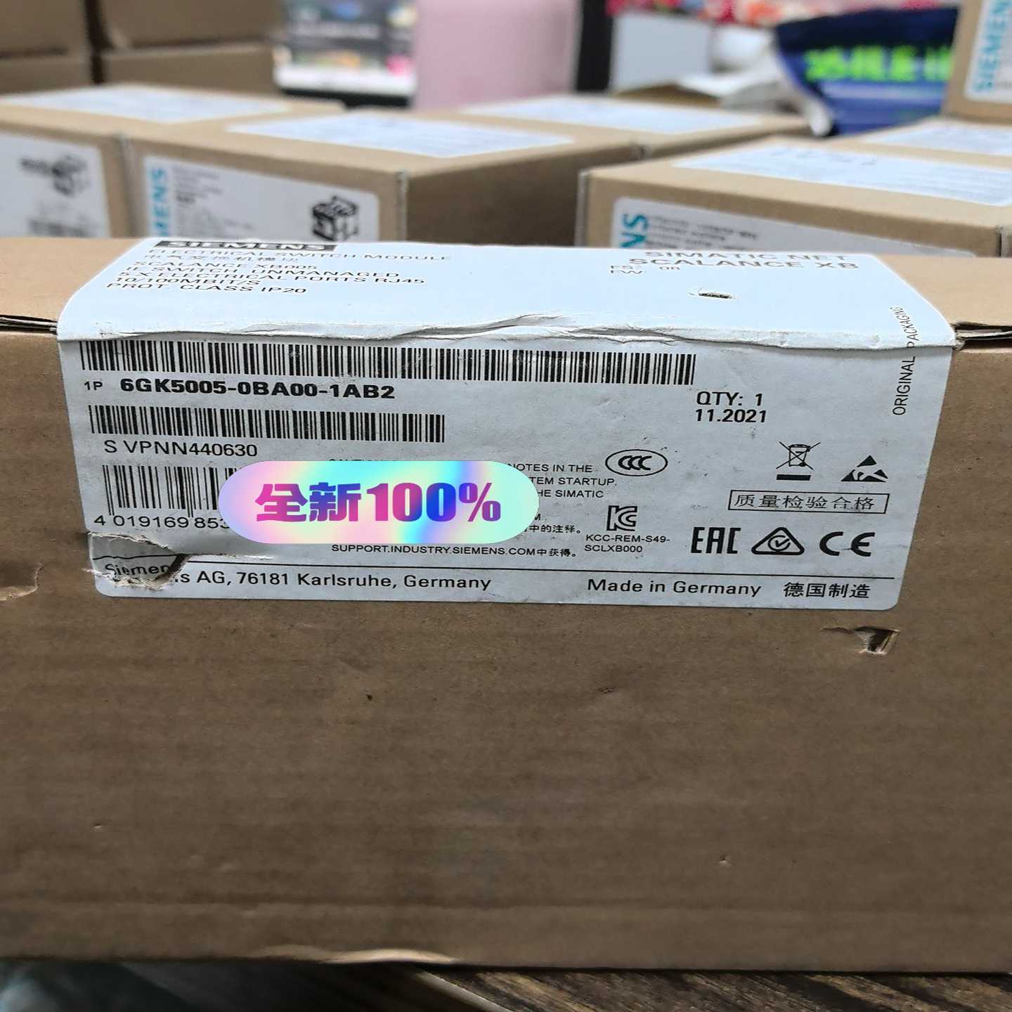 询价~6GK5005-0BA00-1AB2 电器交换机模块，