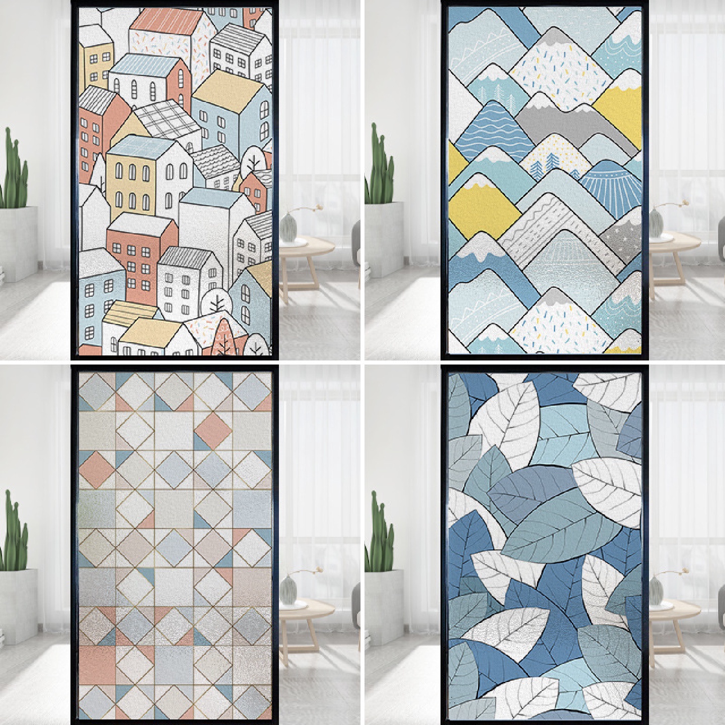 玻璃纸遮光窗户贴膜浴室卫生间防窥防走光窗贴磨砂贴纸透光不徐小