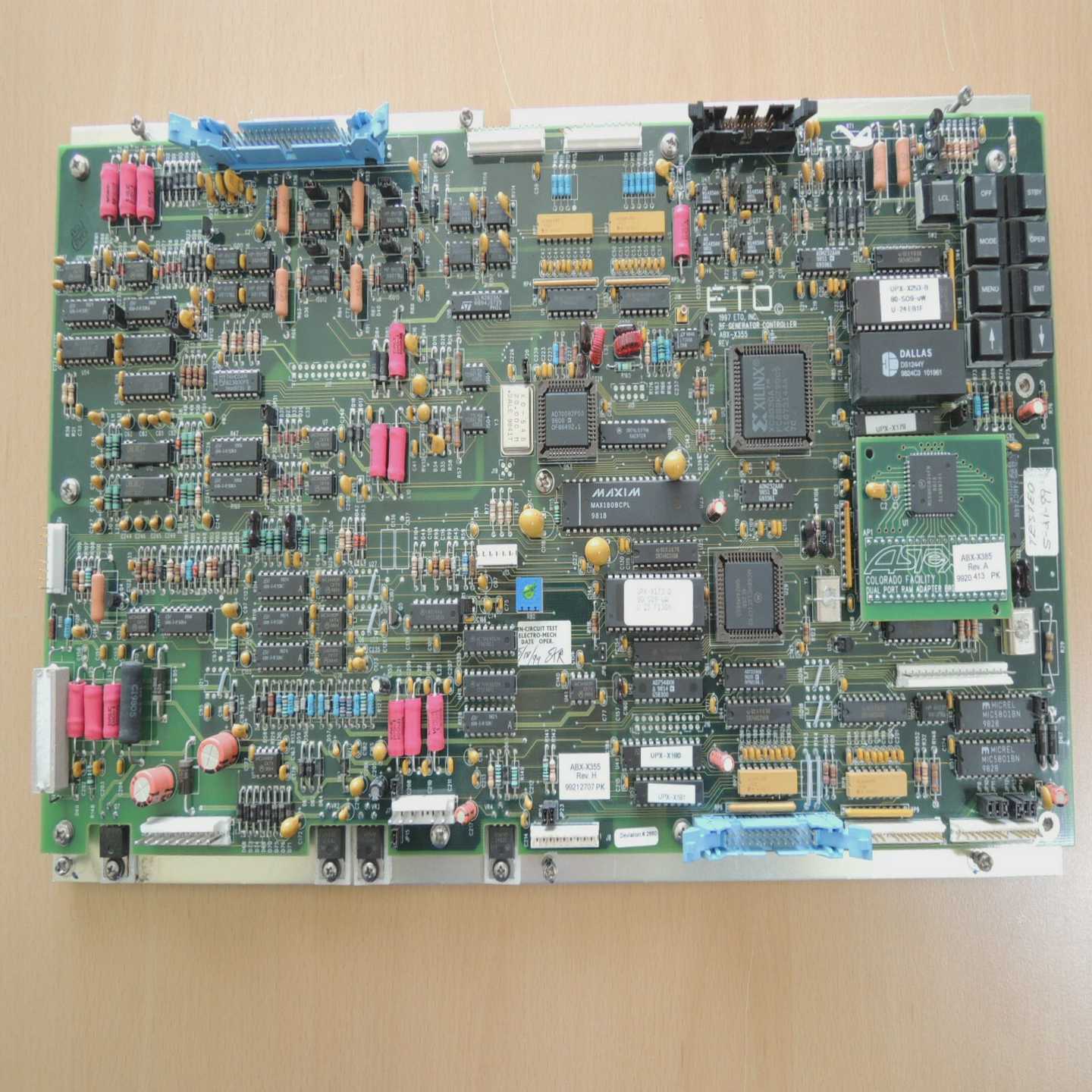 ASTEX射频发动机控制板ABX-X355 Rev 议价商品拍前询价