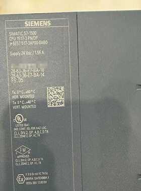 西门子正品99新成色6ES7517-3AP00-0AB0功能--议价商品
