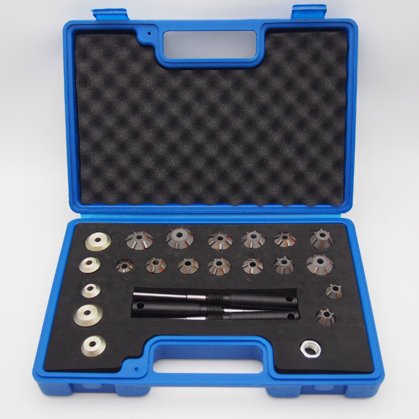 三轮两轮摩托车发动机气门座硬质合金铰刀磨轮套装气门绞刀