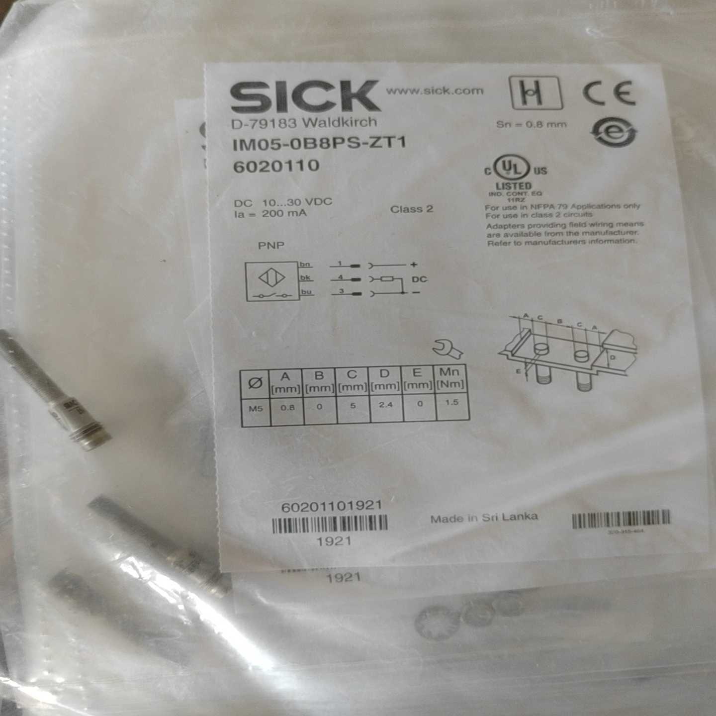 【议价】德国西克SICK光电开关1069072圆柱型反射板适用