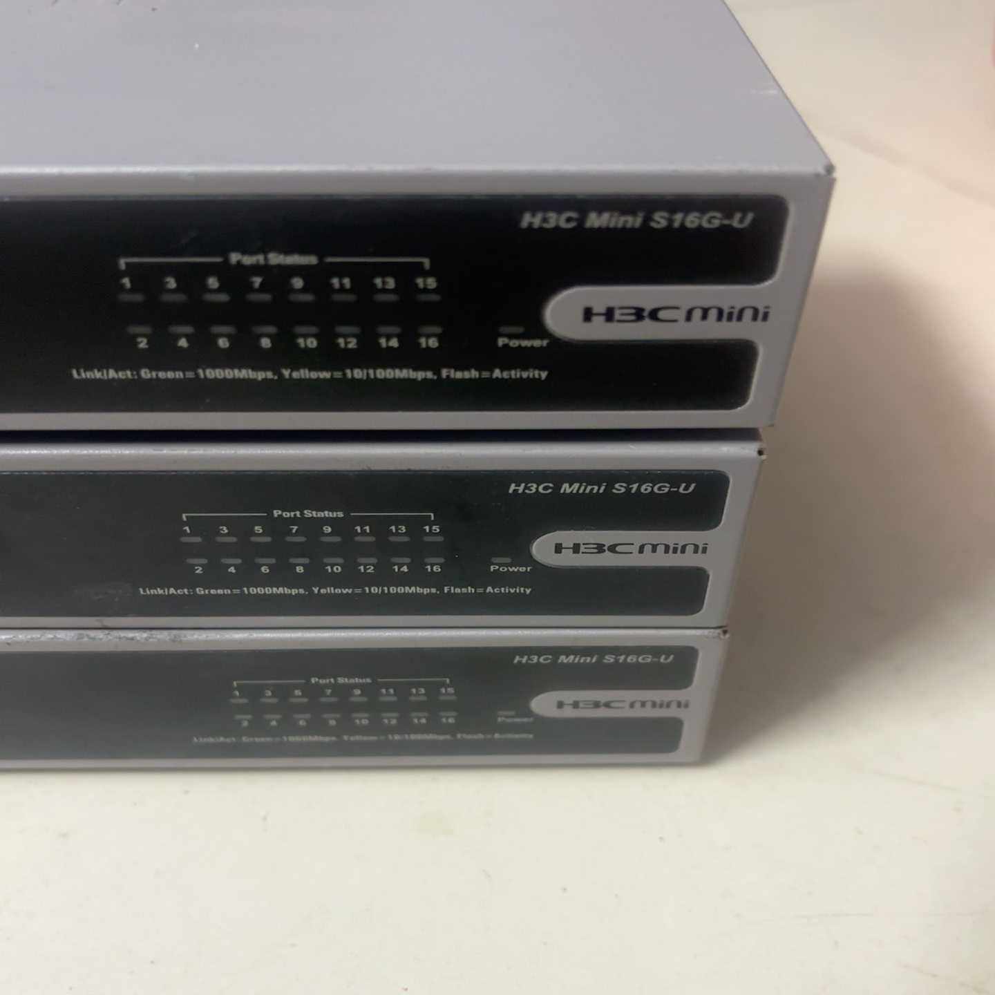 h3cminis16g-u16口全千兆交换机,成色九成--议价商品