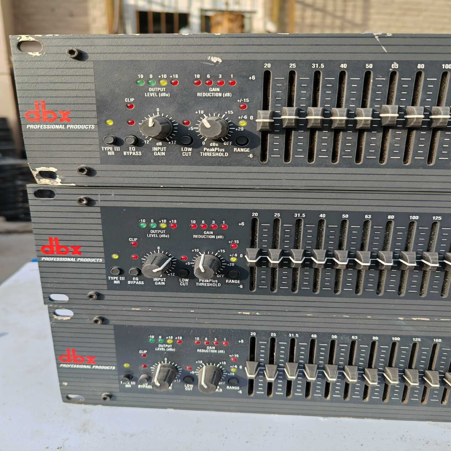 议价S原装美产DBX2031均衡器三台，250元一台维修/现货