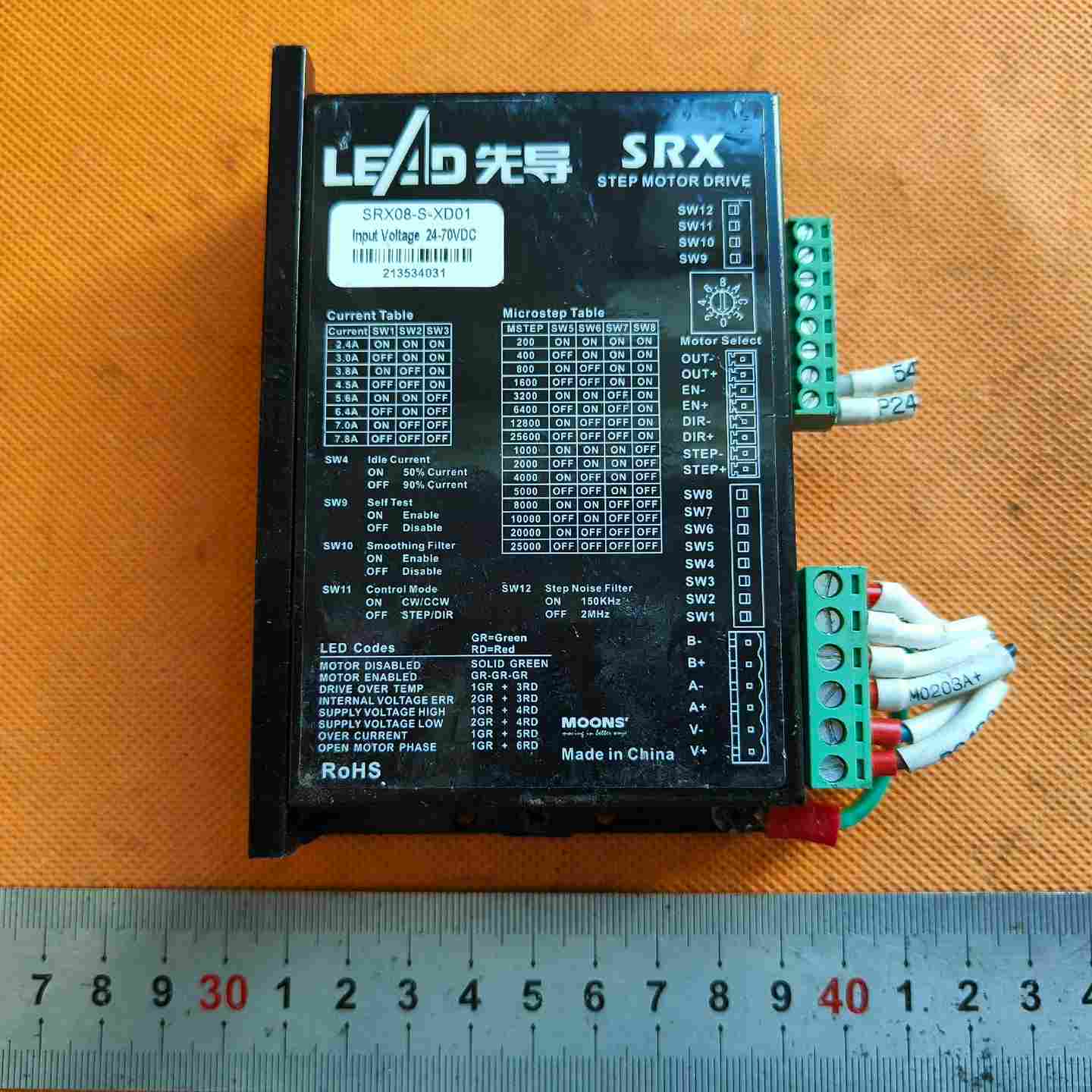 咨询-先导步进电机驱动器SRX08-S-XD01,DC2470V