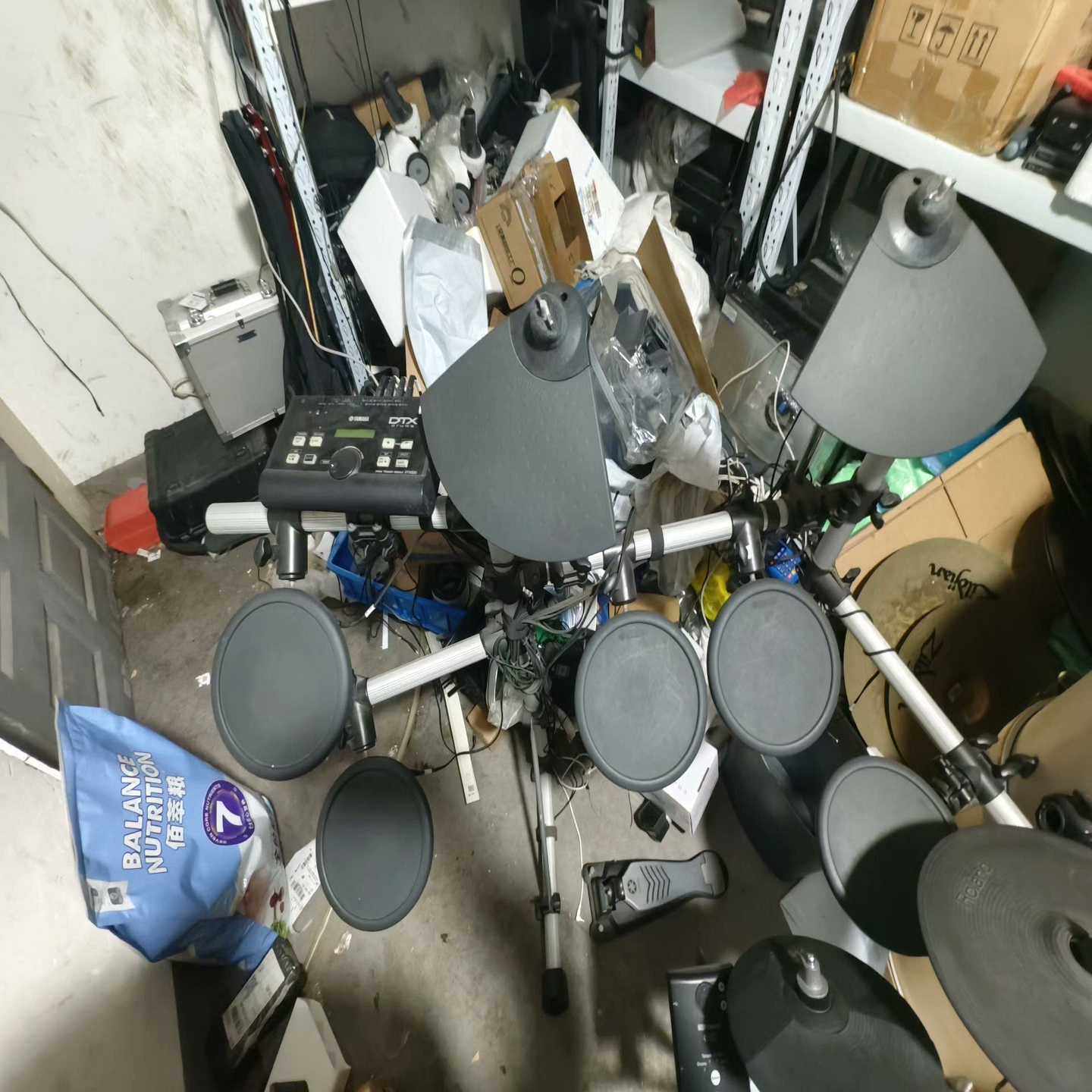 询价~Yamaha DTX500电鼓手啦！全套设备，鼓盘、镲片、