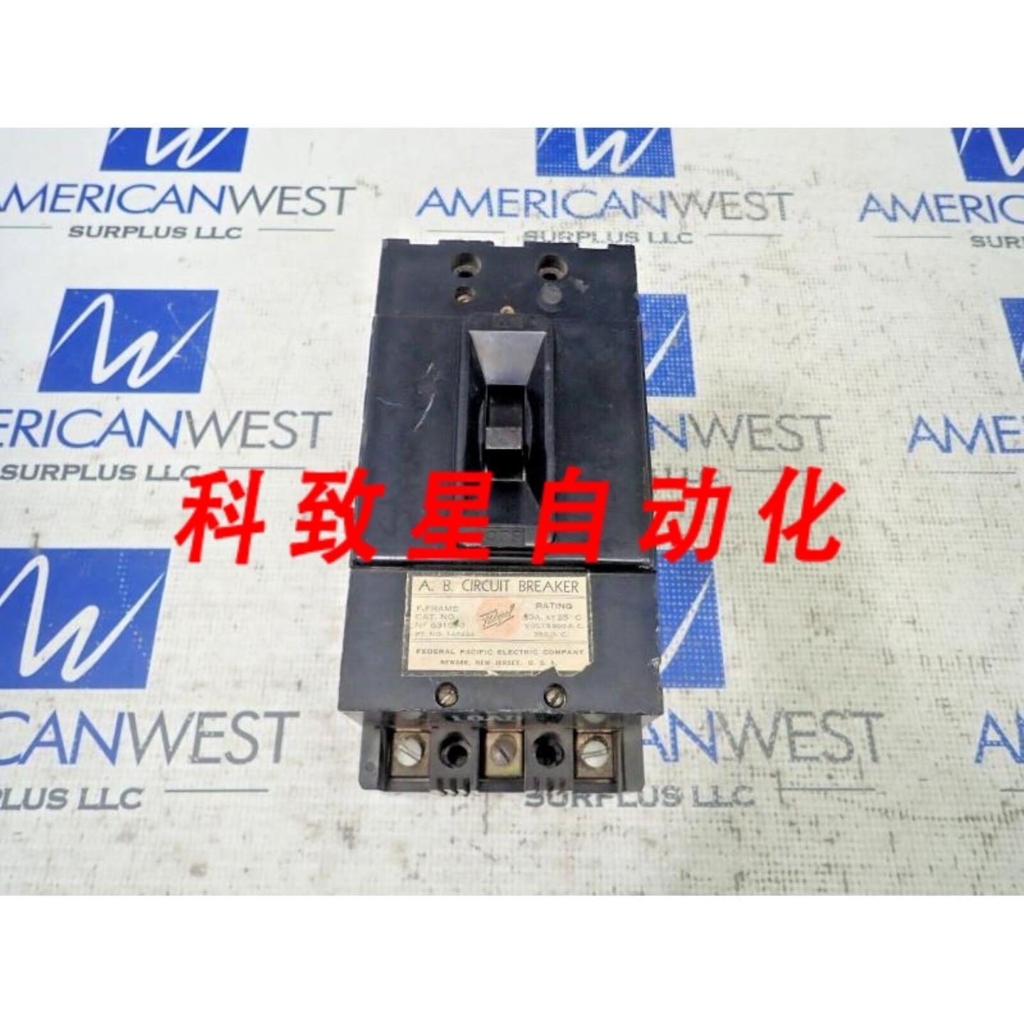 工业配件FPE NF631030 30安培 600V 3极F 断路器