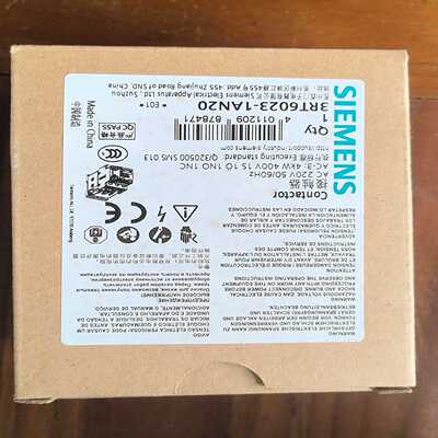 3RT6023-1AN20交流接触器，线圈电压：交流220V询价