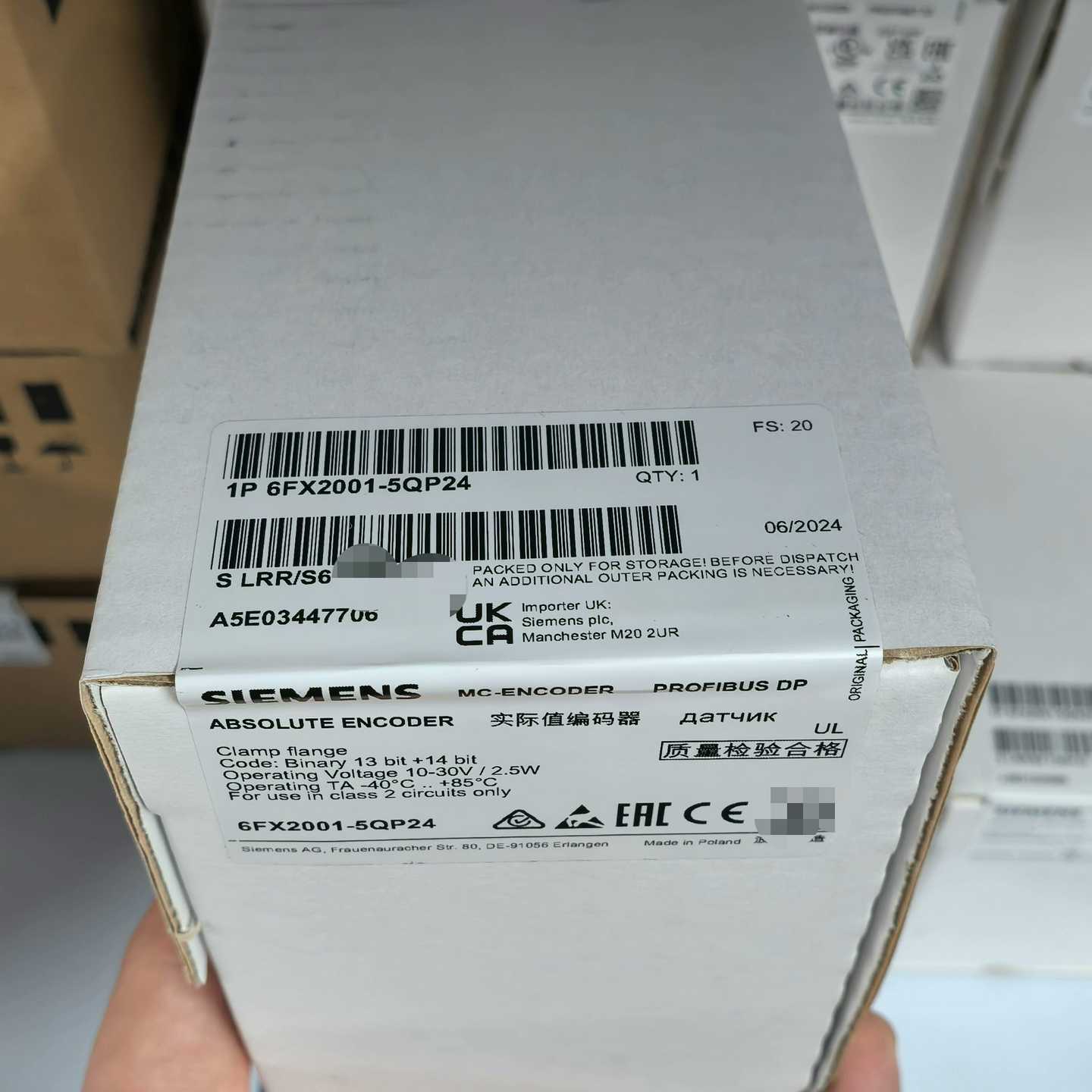 编码器保内6FX2001-5QP24询价