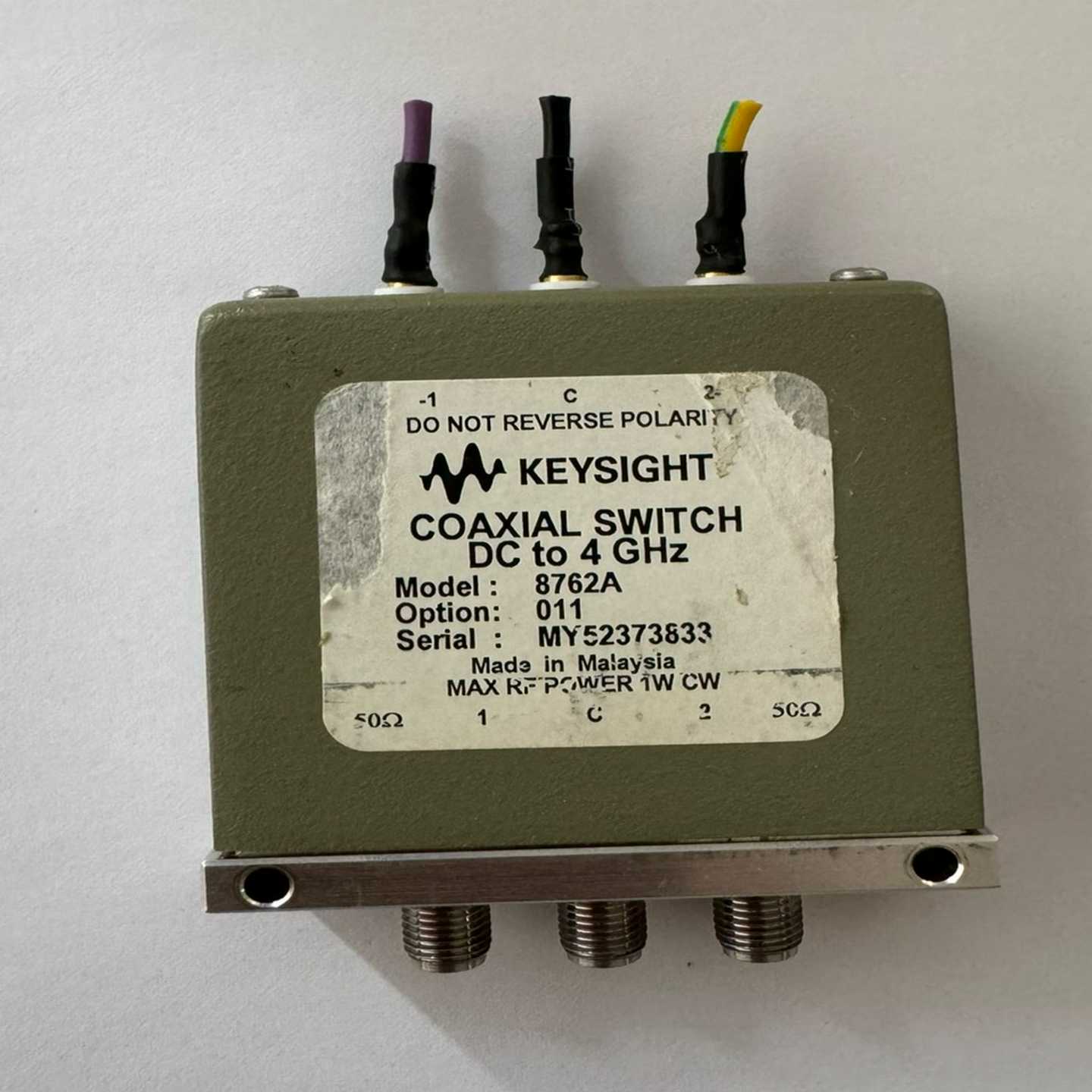 Keysight8762A射频开关，直流至4GHz询价