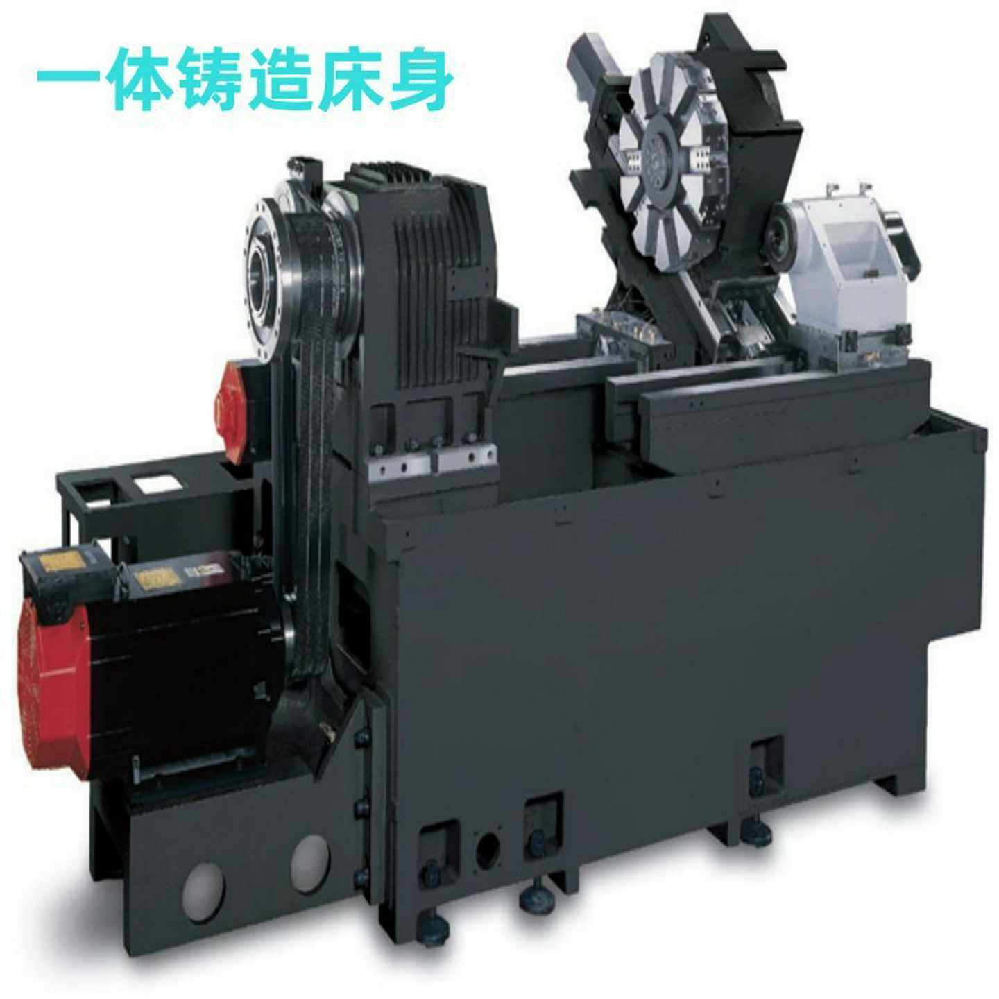 台湾程泰Gs-2600LMSY硬轨数控车床斗山重切削12寸卡盘进口PUMA305