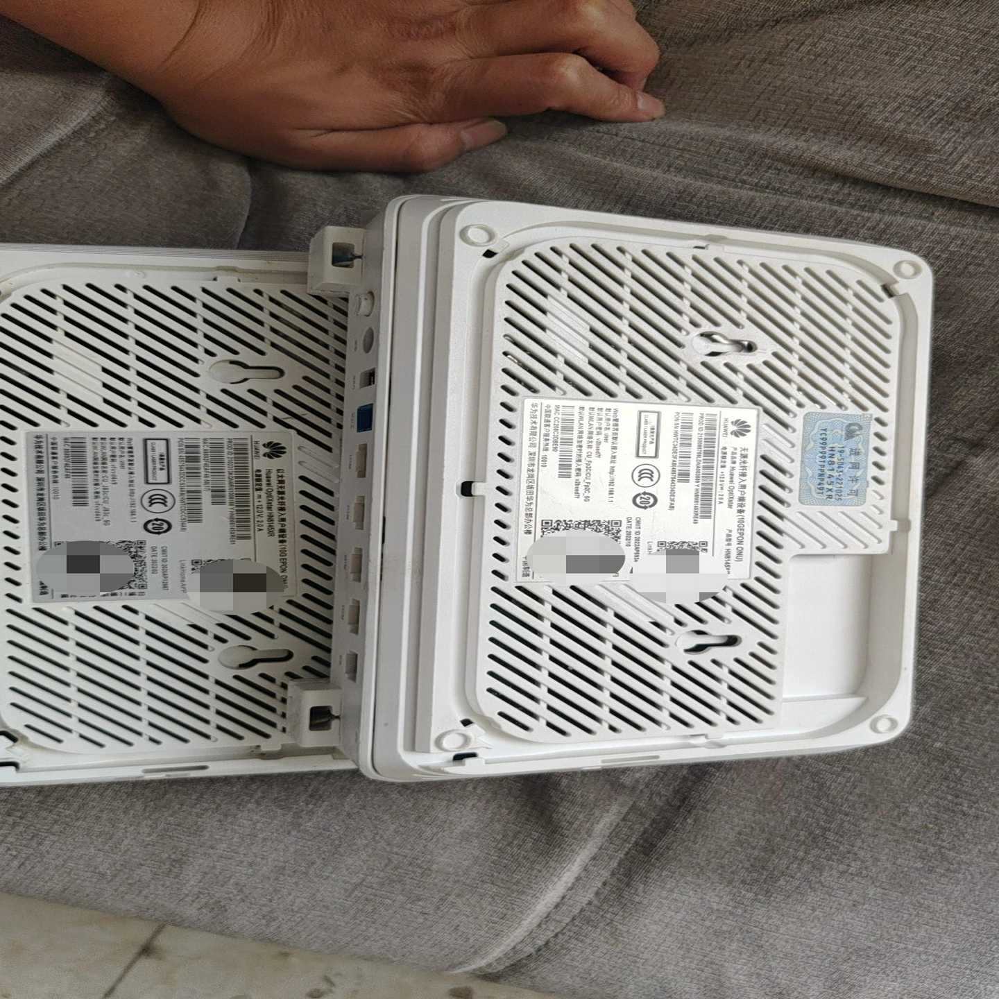 议价华为HN8145XR两台，功能都是正常p的，成色一般，单机无配现