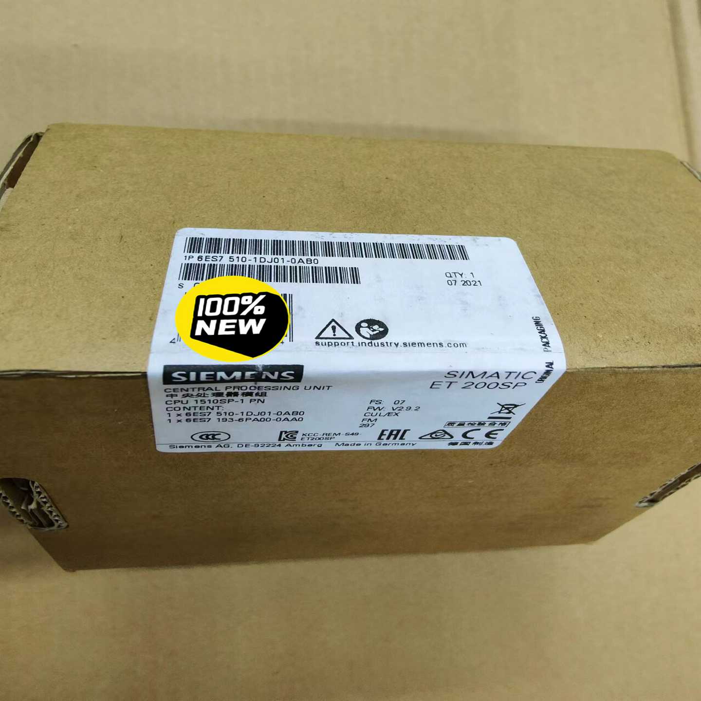 6ES7510-1DJ01-0AB0原标未拆封询价