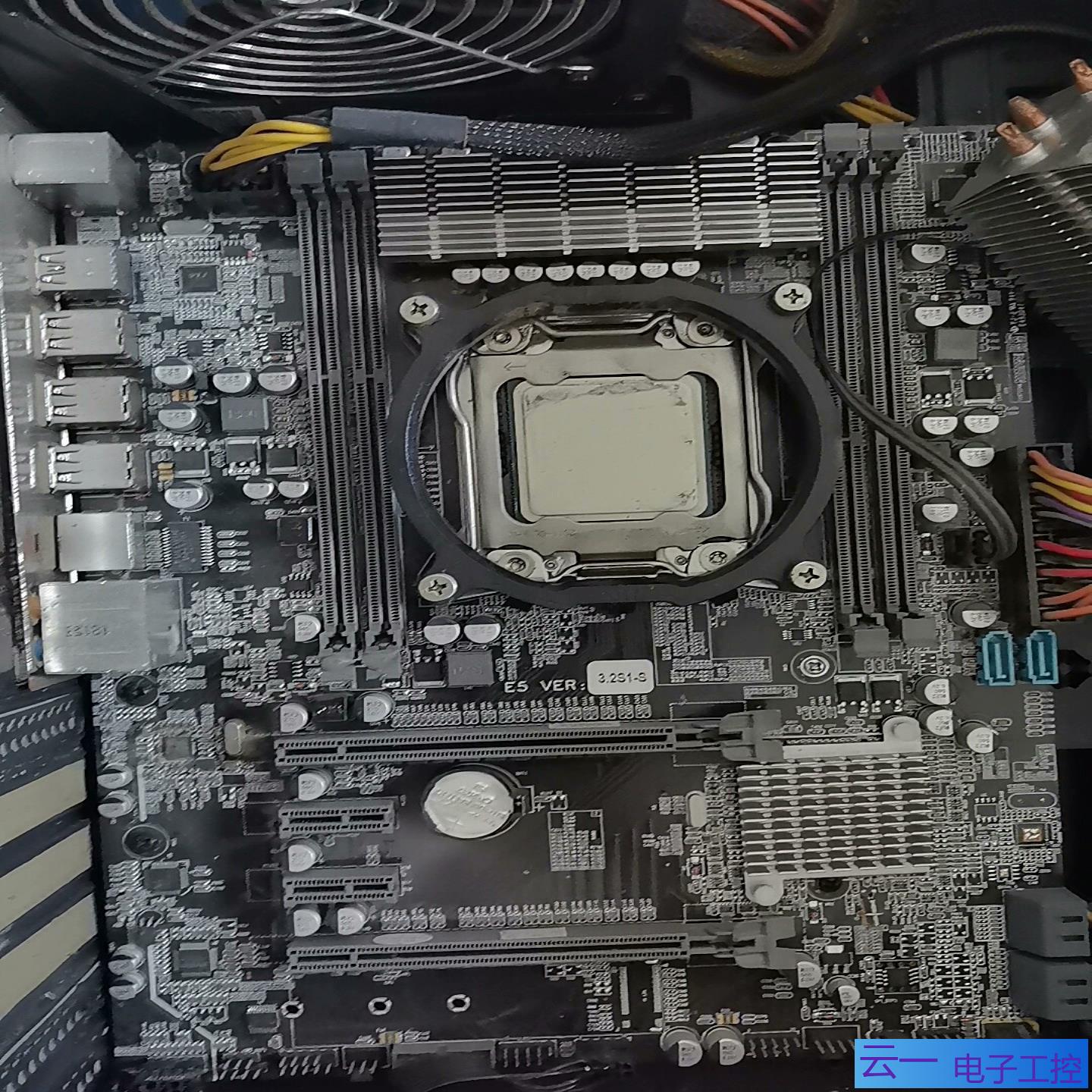 x79主板套装CPUe5 2600v26铜管散热器金河；议价