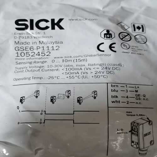 SICK对射开关GSE6-P1112，。5个，有~询价