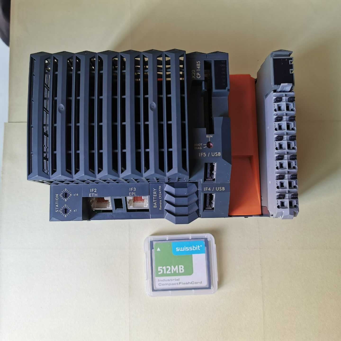询价X20CP1485PLC模块带新卡难得好成色无