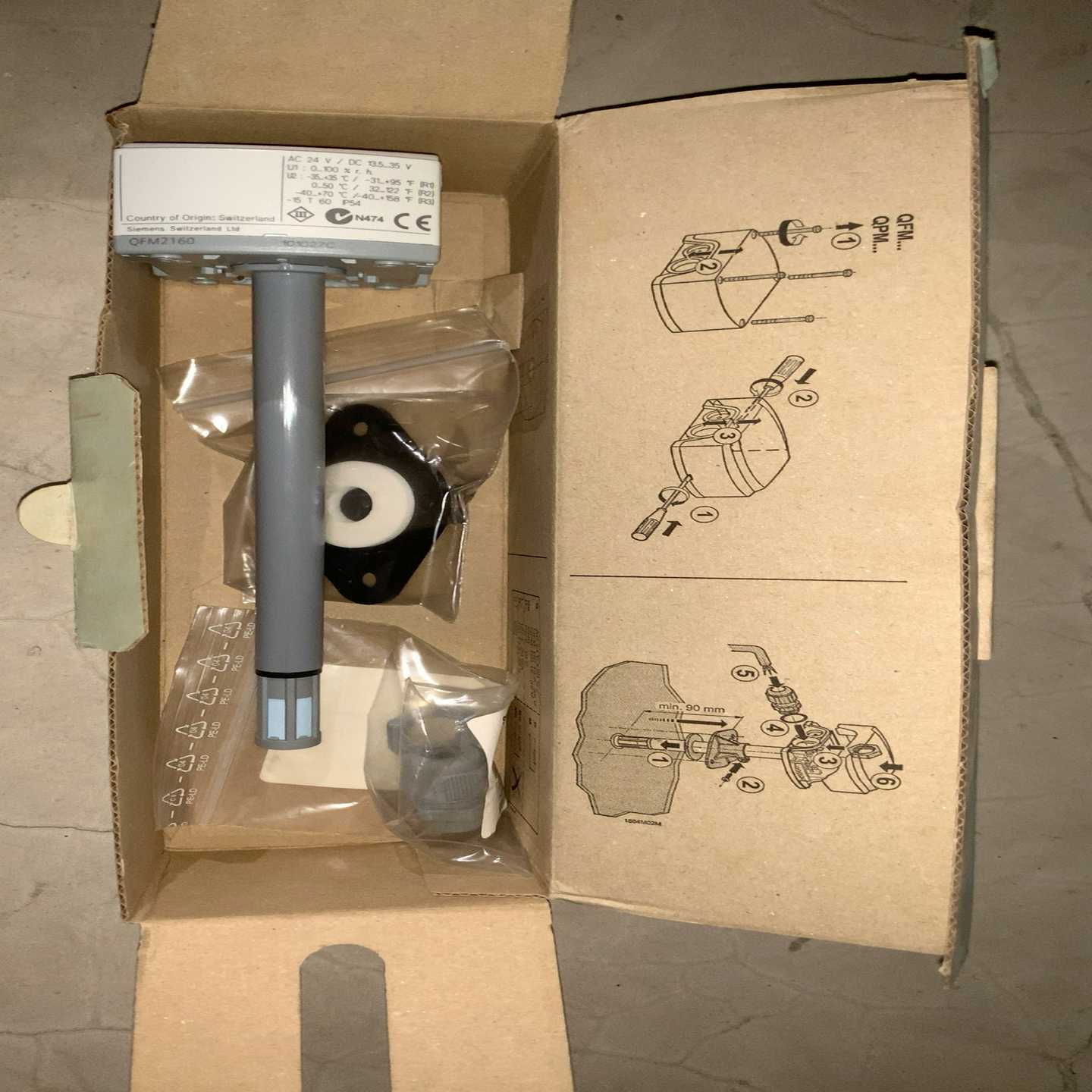 QFM2160风道温湿度传感器QFM2160询价