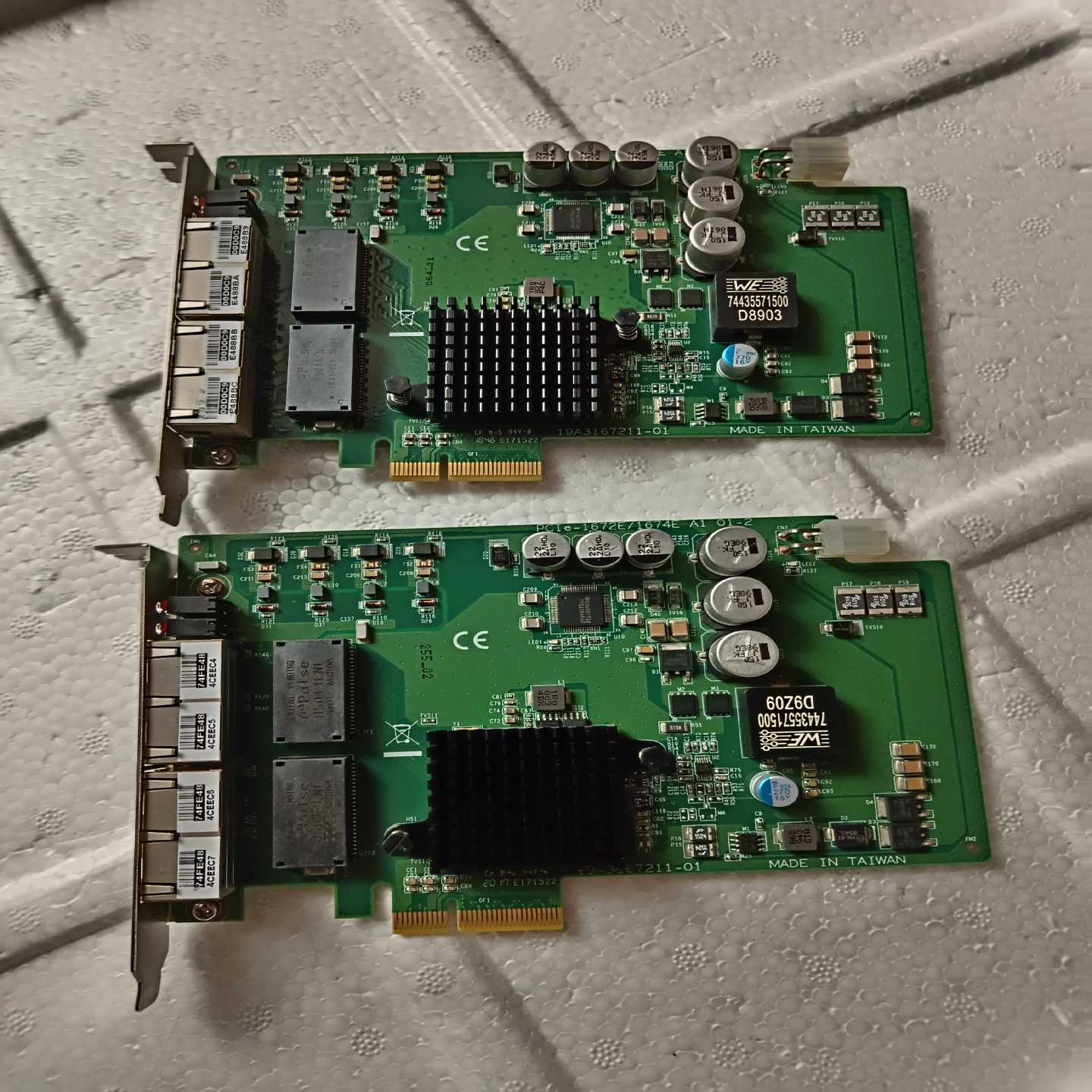 研华PCIE-1674E—AE网卡千兆机器视觉POE网卡适用