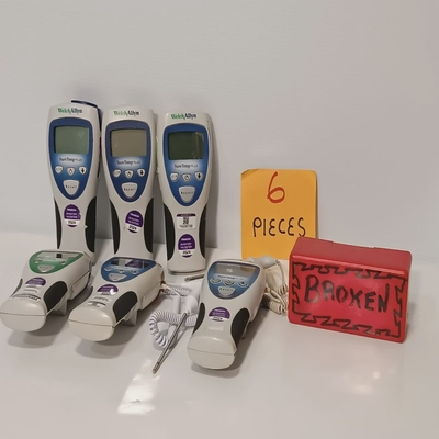 Lotof6WelchAllynSureTempPlus692Thermometers***For
