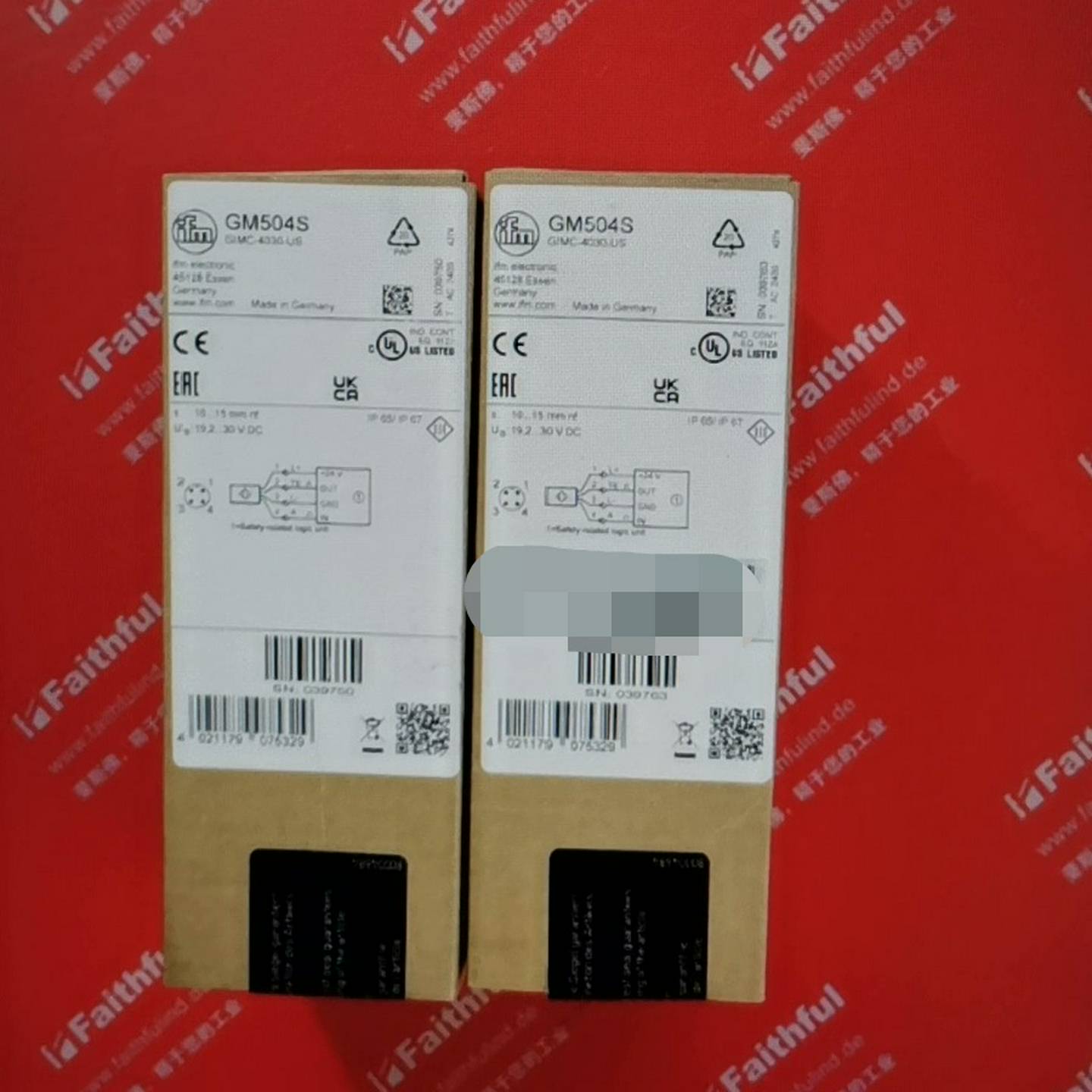 【议价】Ifm GM504S 易福门全新电感式安全接近开关 GIMC