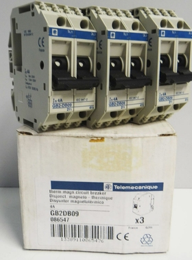 3xTelemecaniqueGB2DB09086547Therm.magn.circuitbreaker