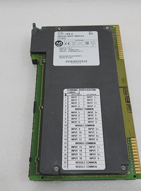 ALLENBRADLEYCAT1771-IFEC分析输入模块