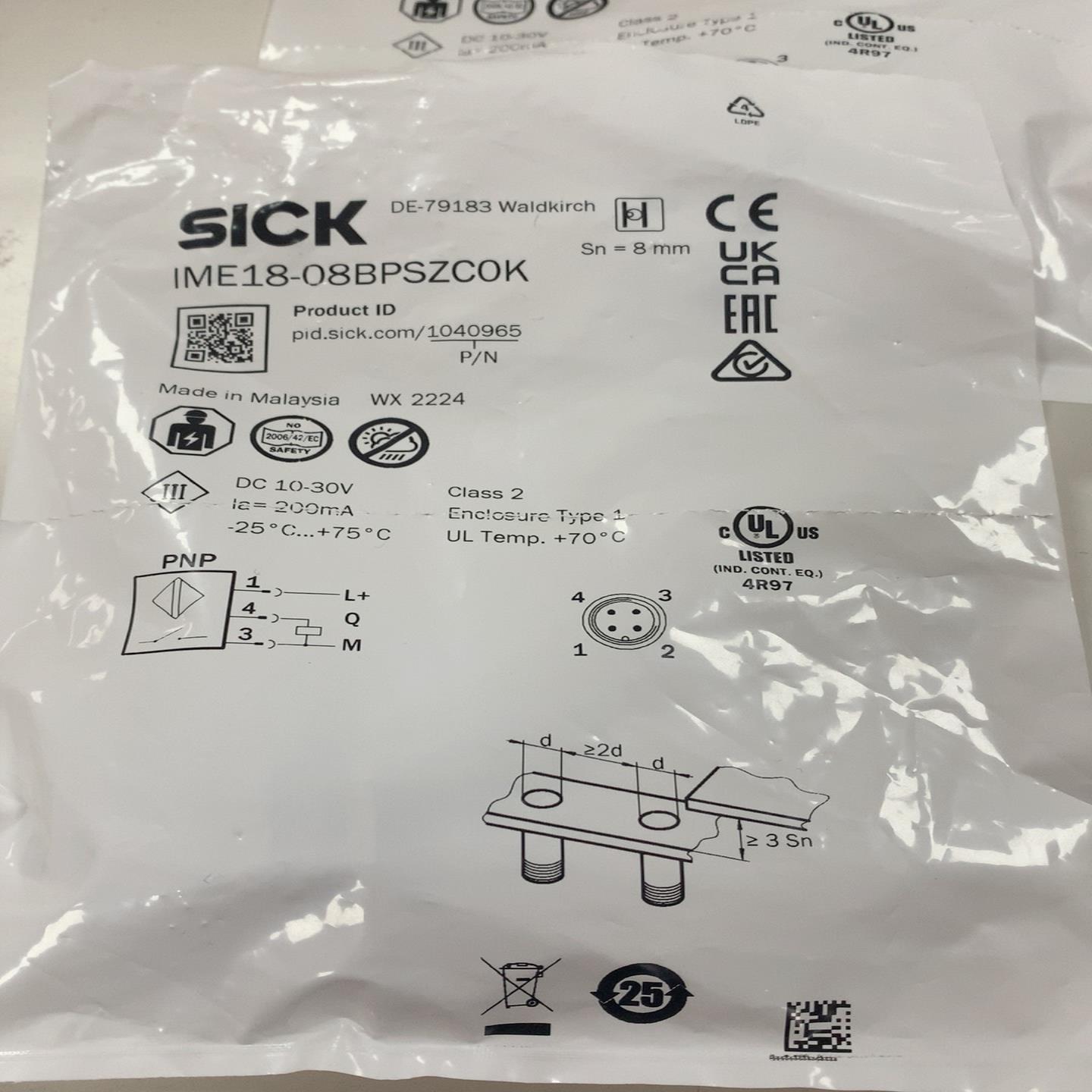 IME18-08BPSZC0K  未拆封；议价