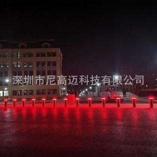 商丘全自动液压升降柱路障学校影剧院大门防冲撞桩固定可拆卸护柱