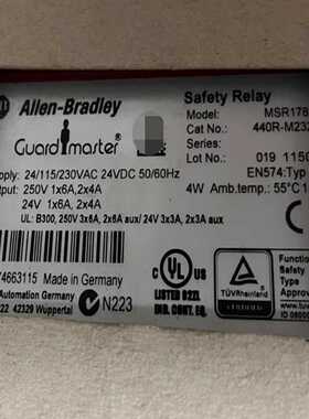 ab罗克韦尔MSR178DP440R-M23227安全询价